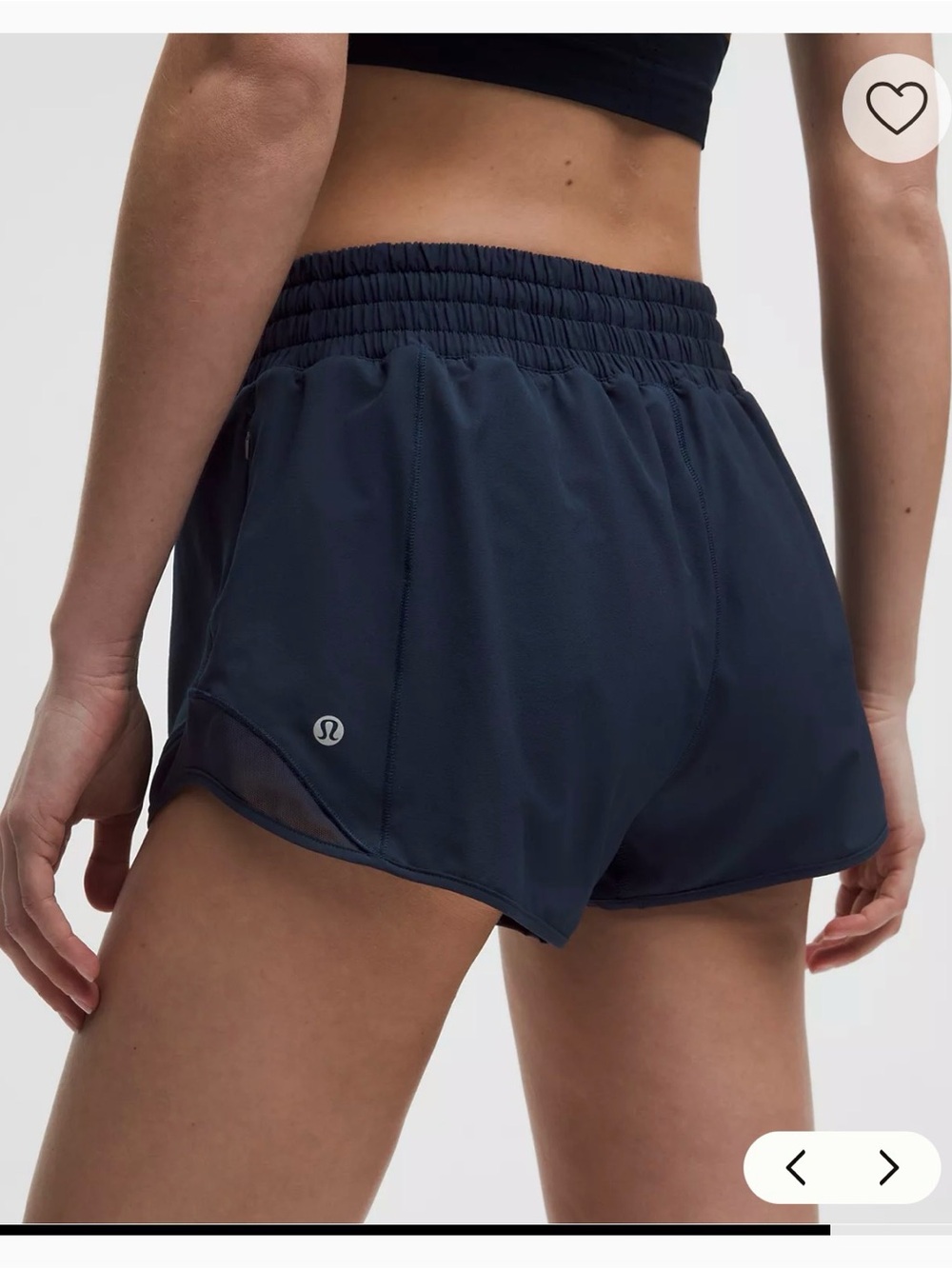 lululemon athletica Women's Dark Blue Athletic Shorts